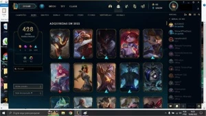 CONTA DE LOL COM TODOS OS CHAMPS E 428 SKINS - League of Legends
