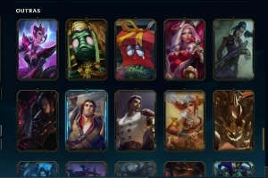 VENDO minha conta de lol criada em 2020, com 85 skins; - League of Legends