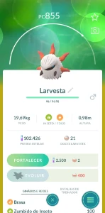 Larvesta - Entrega Imediata (Pokemon GO) - Pokémon