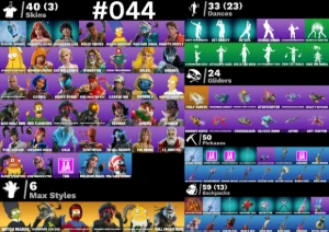Contas de Fortnite | 40 skins | Kenny Mccormick | Simpsons