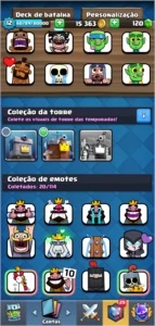 CONTA CLASH ROYALE