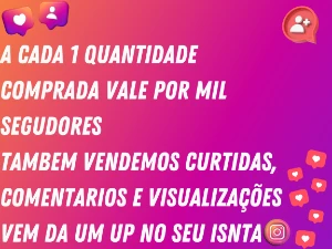 1K De Seguidores No Instagram Por R$6,00 E Muito Mais - Redes Sociais