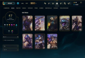 Ouro 3 com 95 Champs e 47 Skins ( JG / MID / ADC ) - League of Legends LOL