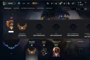 Ouro 3 com 95 Champs e 47 Skins ( JG / MID / ADC ) - League of Legends LOL