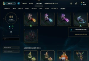 Conta Diamante criada em 2012 - League of Legends LOL