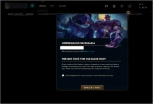 Conta ouro 1 sem email verificado com 2 skins e 23 champs - League of Legends LOL