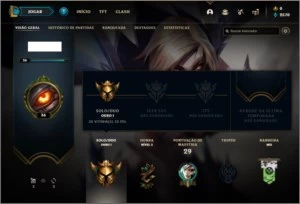 Conta ouro 1 sem email verificado com 2 skins e 23 champs - League of Legends LOL