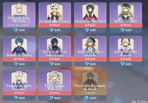 Conta Genshin AR60 • C6 Meta • 30+ Armas 5★ • Servidor NA - Genshin Impact