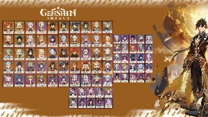 Conta Genshin AR60 • C6 Meta • 30+ Armas 5★ • Servidor NA - Genshin Impact