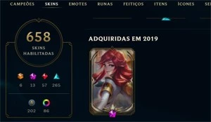 Conta Mono Lux - todas as skins da Lux + bônus - League of Legends LOL