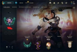 Conta Mono Lux - todas as skins da Lux + bônus - League of Legends LOL