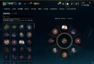 Esmeralda 3 com 35 Champs e 9 Skins - League of Legends LOL