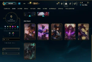 Esmeralda 3 com 35 Champs e 9 Skins - League of Legends LOL