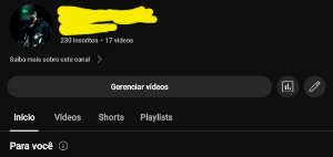 Estou vendendo minha conta do YouTube com 230 inscritos - Redes Sociais