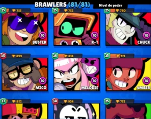 Conta De Brawl Stars 63K De Troféu🏆 81 Brawlers