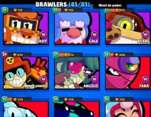 Conta De Brawl Stars 63K De Troféu🏆 81 Brawlers