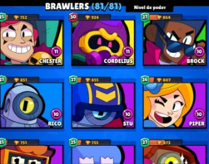 Conta De Brawl Stars 63K De Troféu🏆 81 Brawlers