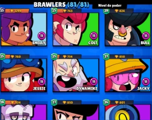 Conta De Brawl Stars 63K De Troféu🏆 81 Brawlers