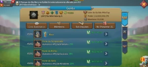 Conta lords mobile 315M de poder