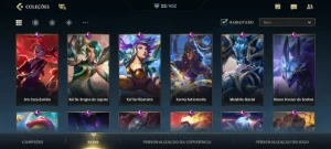 Conta wild rift 52 skins, 7 são lendárias - Outros