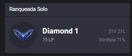 Conta Lol Smurf Ex-Mestre (Drop Por Inatividade) Diamante 1 - League of Legends