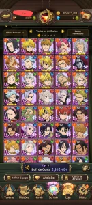 Conta top com todos do festival light e rei demônio - Seven Deadly Sins