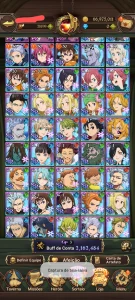 Conta top com todos do festival light e rei demônio - Seven Deadly Sins