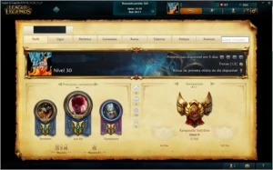 conta league of legends LOL