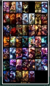 conta league of legends LOL