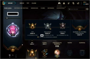 CONTA PRATA IV, LVL 213 - League of Legends LOL