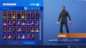 CONTA FORTNITE+SKINS DE PASSE DO PASSE CAP 1 TEMP 2 ATÉ CAP