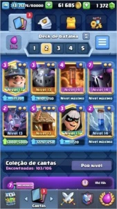 CONTA LEVEL 13 - Clash Royale