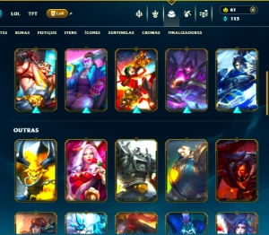 Conta Com Diversas Skins + Skin Zed Campeonato ( Barato ) - League of Legends LOL