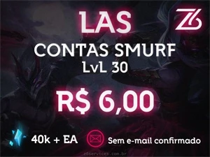 (LAS) CONTA SMURF LVL 30! - League of Legends LOL