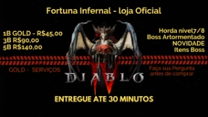 Diablo 4 - Gold / Serviços Season 5 entrega em 15 min. - Blizzard