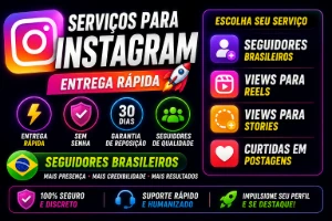 Seguidores Brasileiros Instagram - Redes Sociais