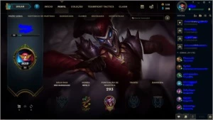 Conta LoL + Skins Raras - League of Legends