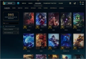Conta LoL + Skins Raras - League of Legends
