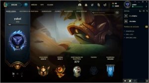 Conta BR NICK yakoi NV 261 tem todos os campeões - League of Legends LOL