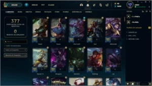 Conta BR NICK yakoi NV 261 tem todos os campeões - League of Legends LOL