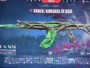 Conta Valorant com vandal gaia, elo platina 