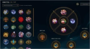 conta league of legends gold4 71 champs 32 skins LOL