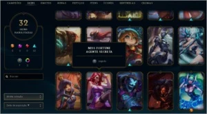 conta league of legends gold4 71 champs 32 skins LOL