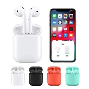 Fone de Ouvido I12 Bluetooth Earphone Headset Ipods 12 - Produtos Físicos