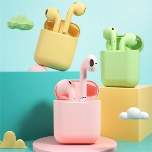 Fone de Ouvido I12 Bluetooth Earphone Headset Ipods 12 - Produtos Físicos