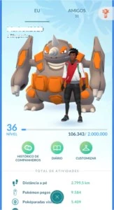 Conta Pokemon lvl 36 - Pokémon