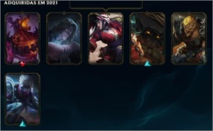 Conta lol prata 3 com 2k de RP - League of Legends