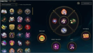 Conta lvl 411 com 293 skins - League of Legends LOL