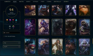 Conta LOL Perfeita para Main Darius com Muitas Skins - League of Legends