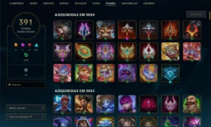 Conta riot varias skins (lol, tft e valorant) - League of Legends